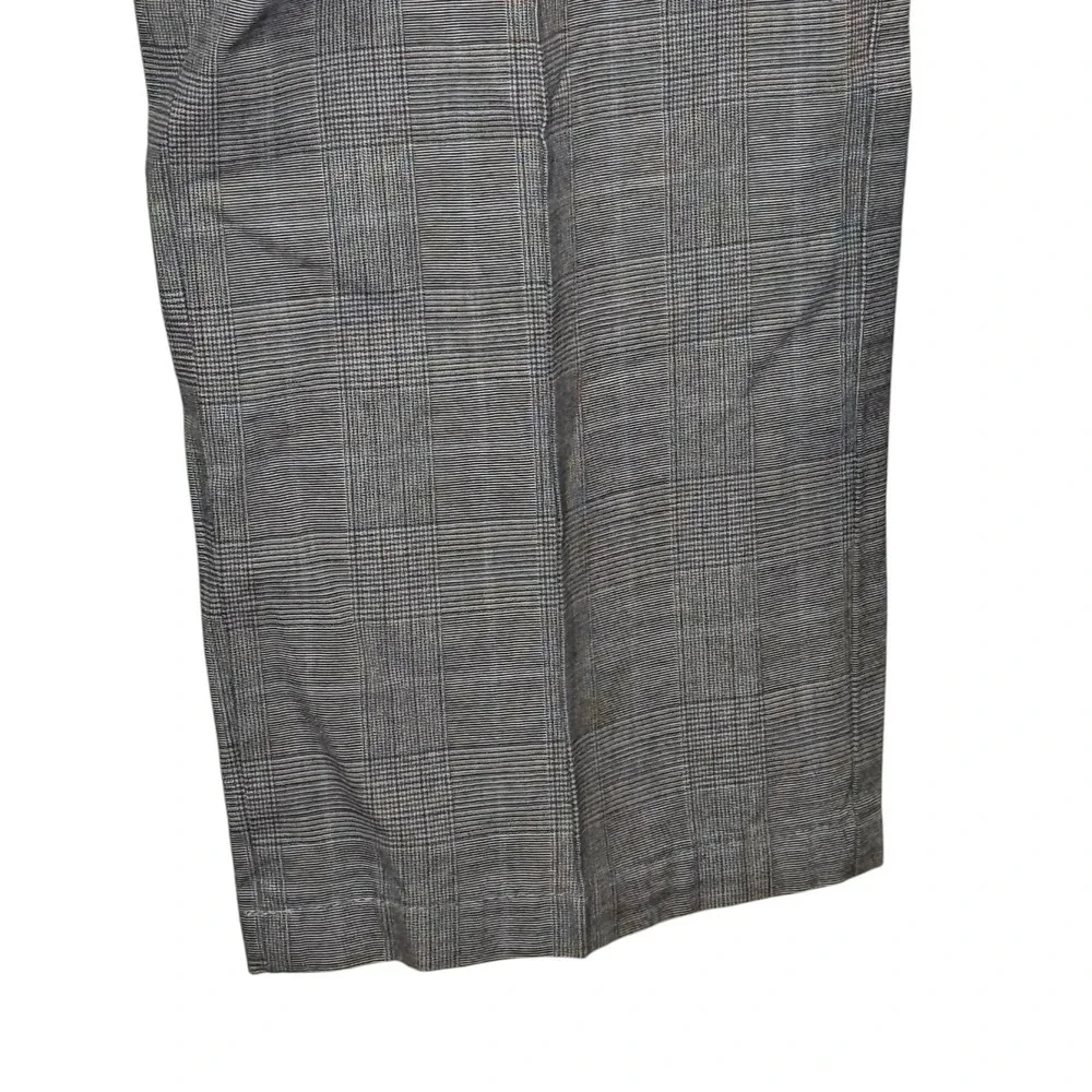 Dockers Men's Dress Pants Straight Leg Houndstooth Plaid Gray Blue Sz. 33X30 NWT